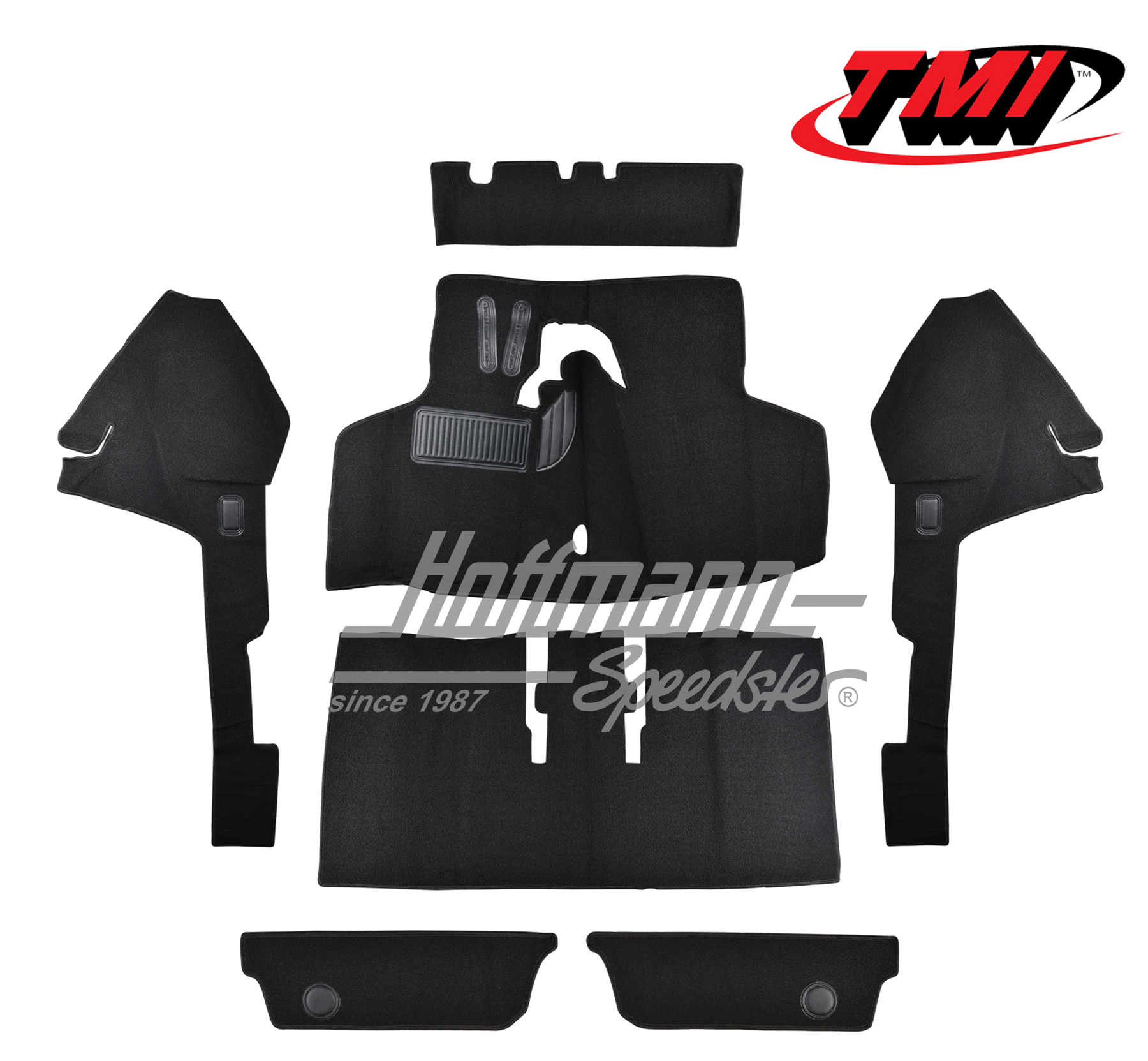 Juego de alfombrillas, Tipo 3, 8.67-7.72, negro | 34-F3030-301 | 069-9663