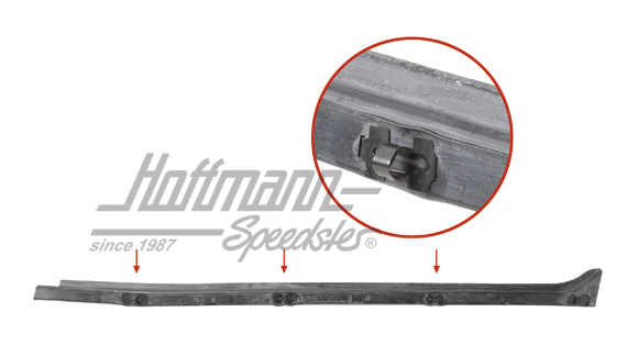 Junta de ranura de puerta, interior, 8.68-, dcha.                                                   