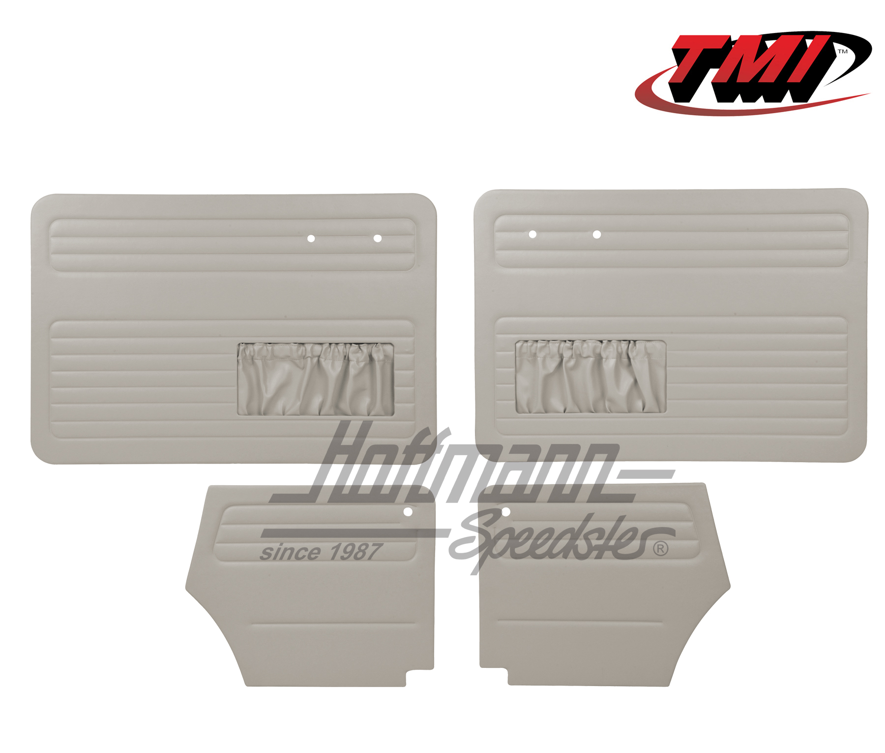 Paneles de puerta y de laterales, Escarabajo Cabriolet, 55-64, gris | 10-1327-16 | 055-7553