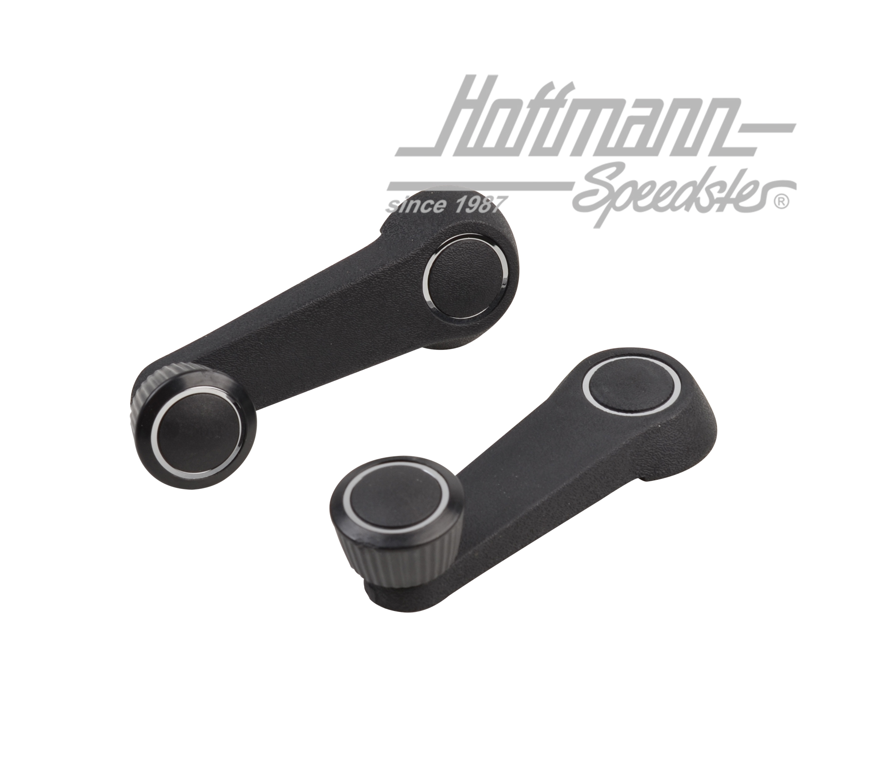 Manivela alzacristales, de serie, negra / cromada | 321 837 581 A 01C | 020-2371-03