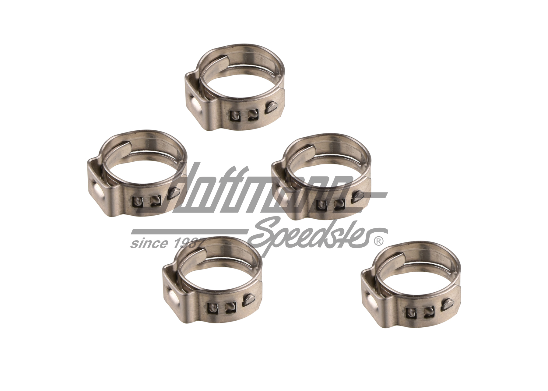 Abrazaderas de una oreja, ajustable, 11.3-13.8 mm | --- --- --- | 020-0505-19