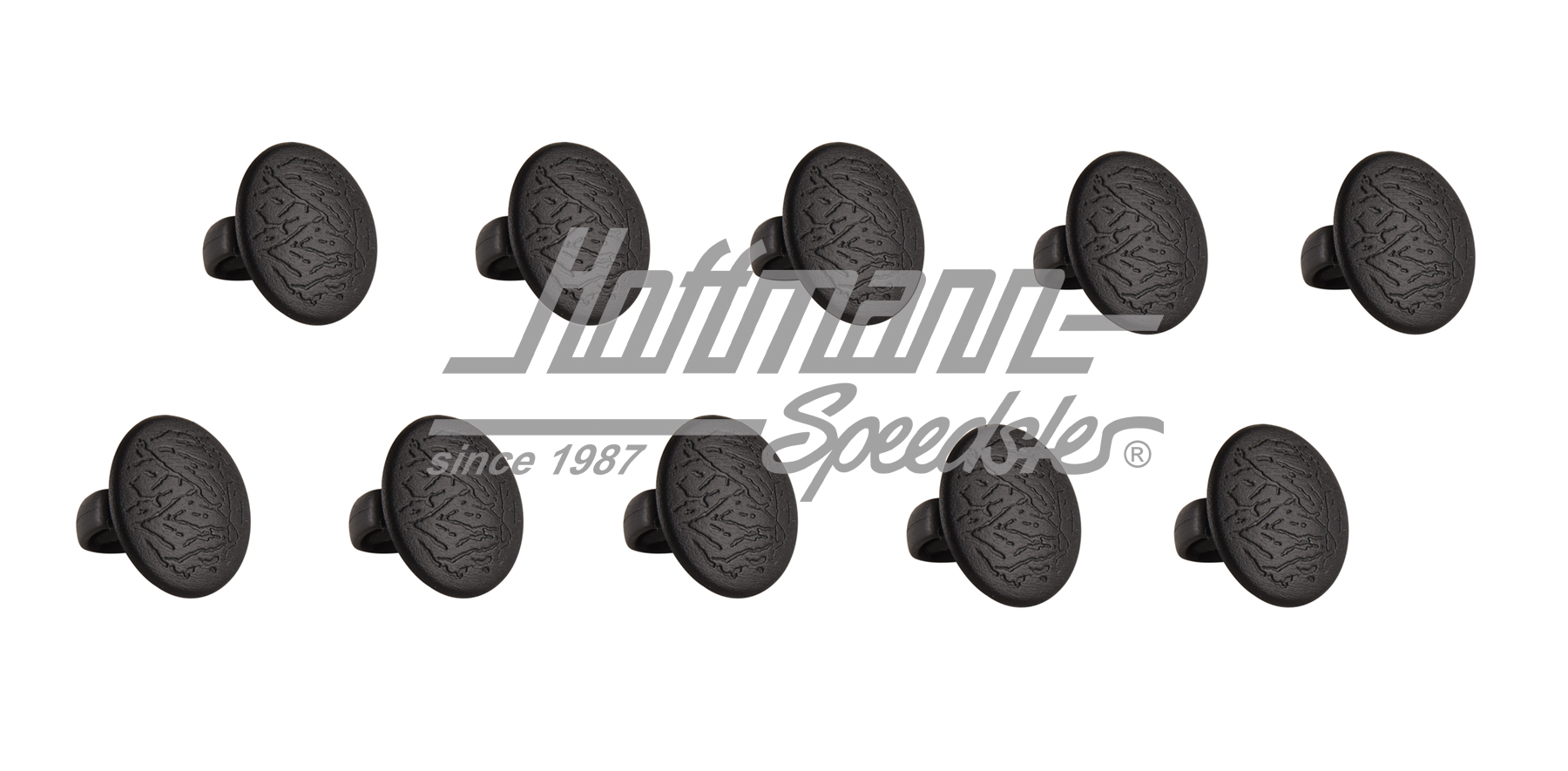 Clips, paneles, Furgoneta T3, negro | 251 867 299  01C | 360-1551-22