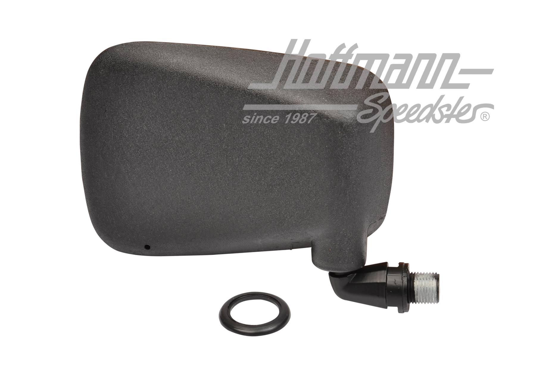 Retrovisor exterior, Sedán, plástico, negro, derecho                                                