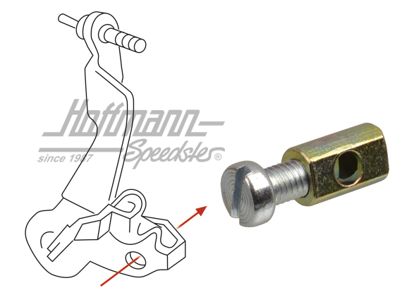 Kit de sujeción, cable de acelerador/cable del capó | 111 129 921 | 020-3226