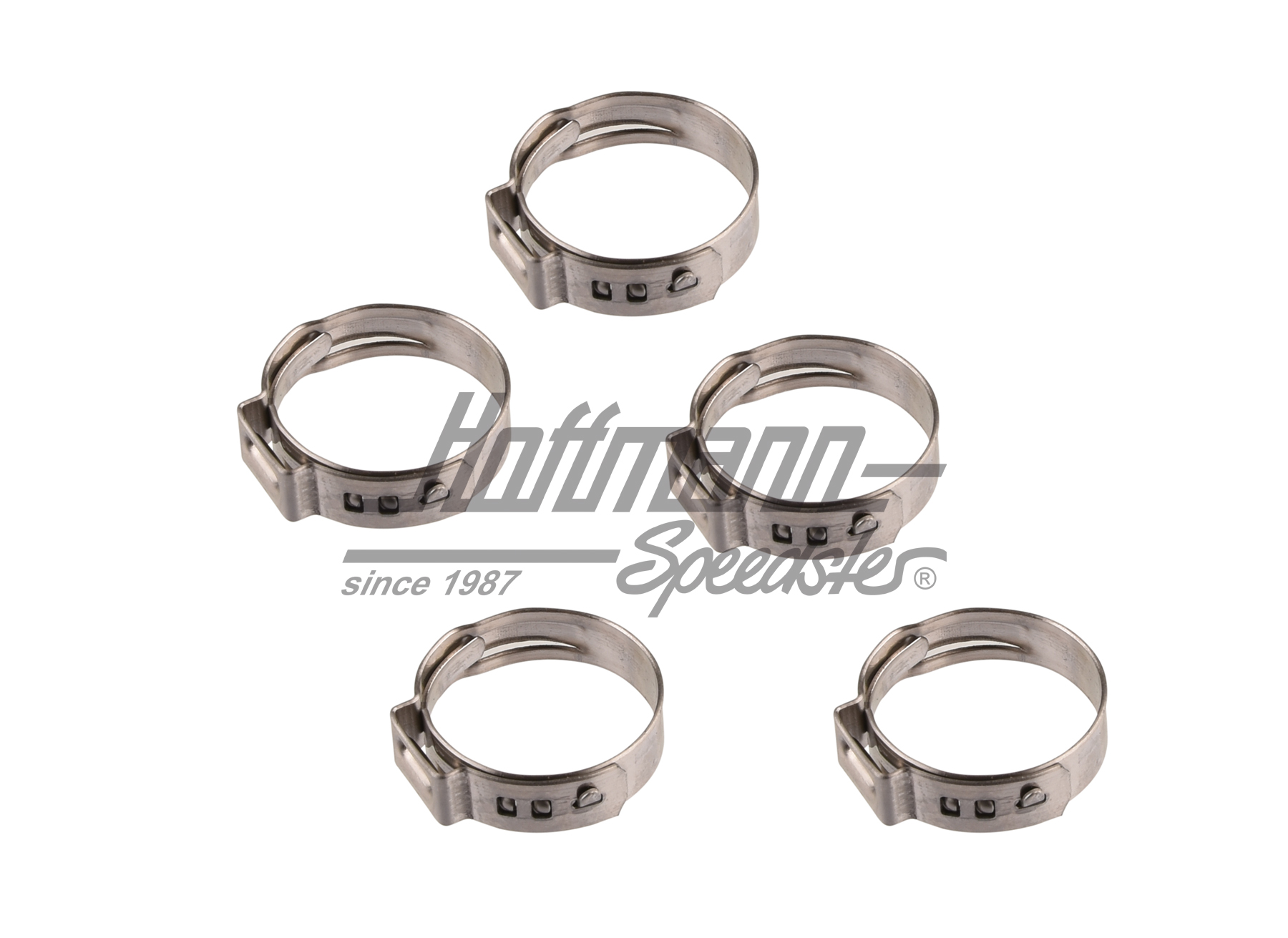 Abrazaderas de una oreja, ajustable, 19.4-22.6 mm | --- --- --- | 020-0505-37