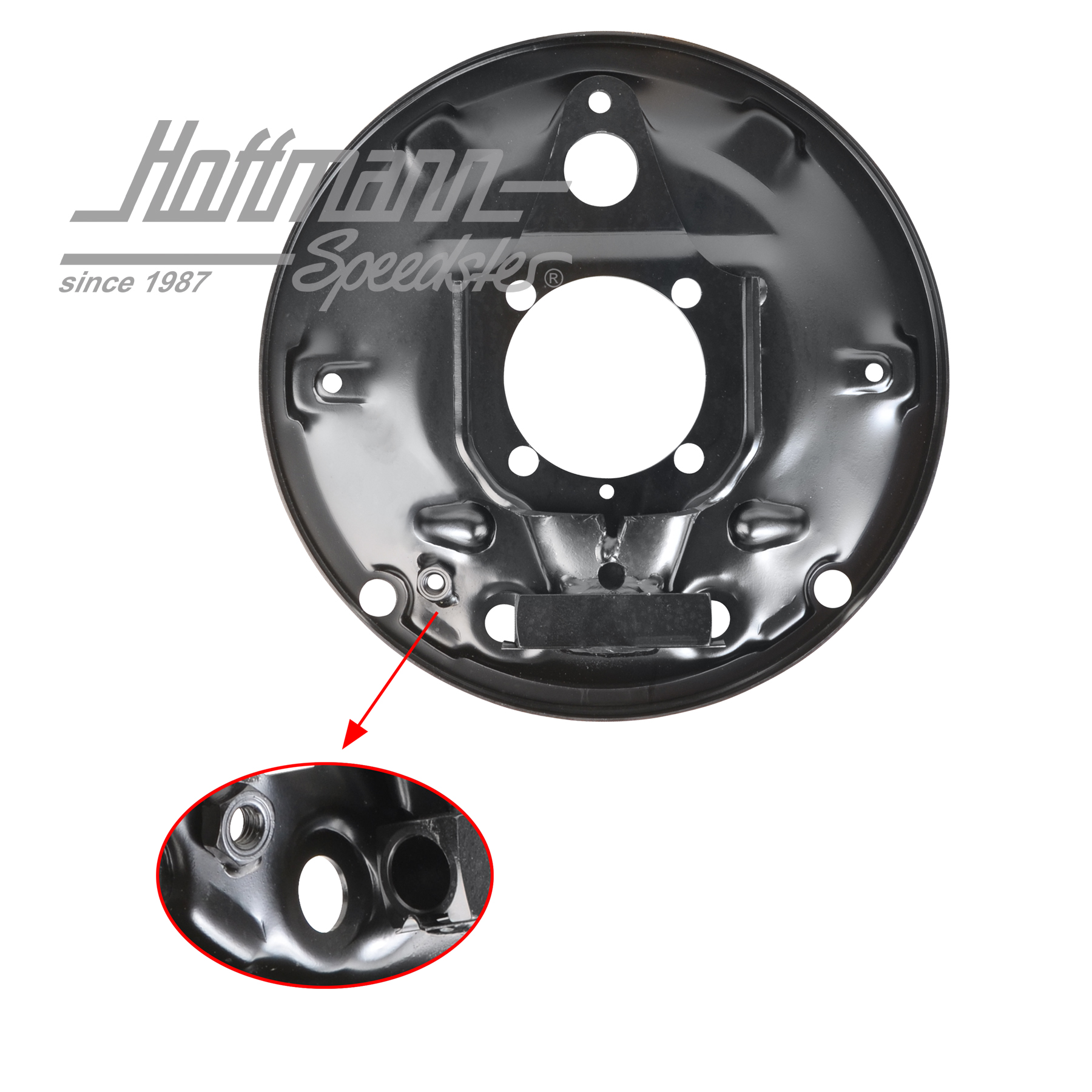 Placa de anclaje de freno, posterior, 8.64-, izqda. | 311 609 439 D | 069-6130-11