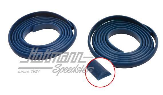 Burlete, molduras de estribera, azul                                                                