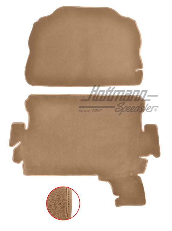 Juego de alfombrillas, maletero, 1303, beige |  | 026-6625