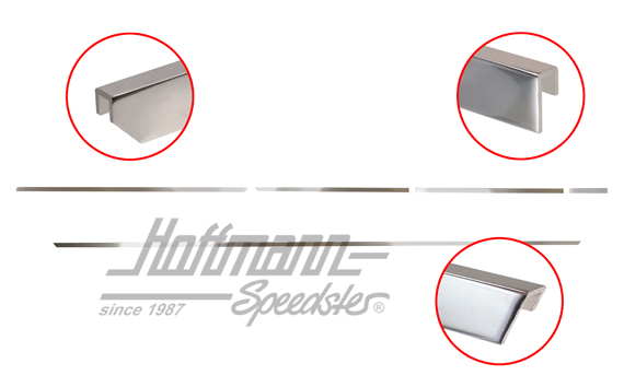 Juego de molduras, tablero de instrumentos, 911/912, 65-68 | 901 552 5 tlg | 580-0015