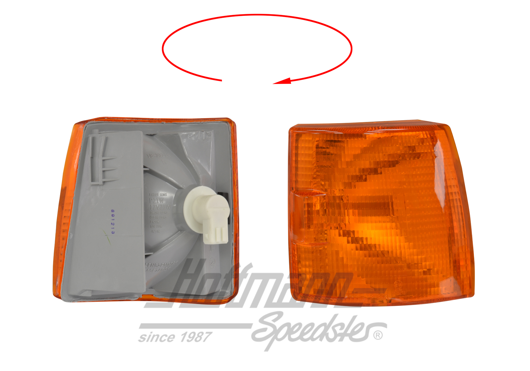 Intermitente, anterior, naranja, dcha. (corto)                                                      