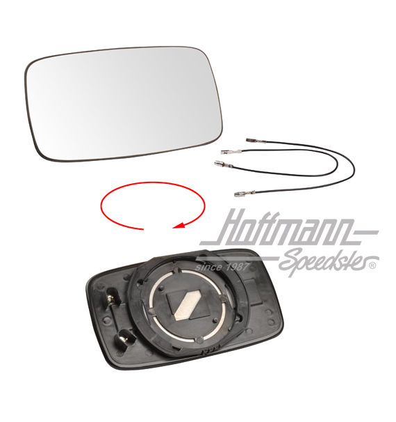 Cristal de retrovisor
, eléctrico / calefactable, 86-91                                            