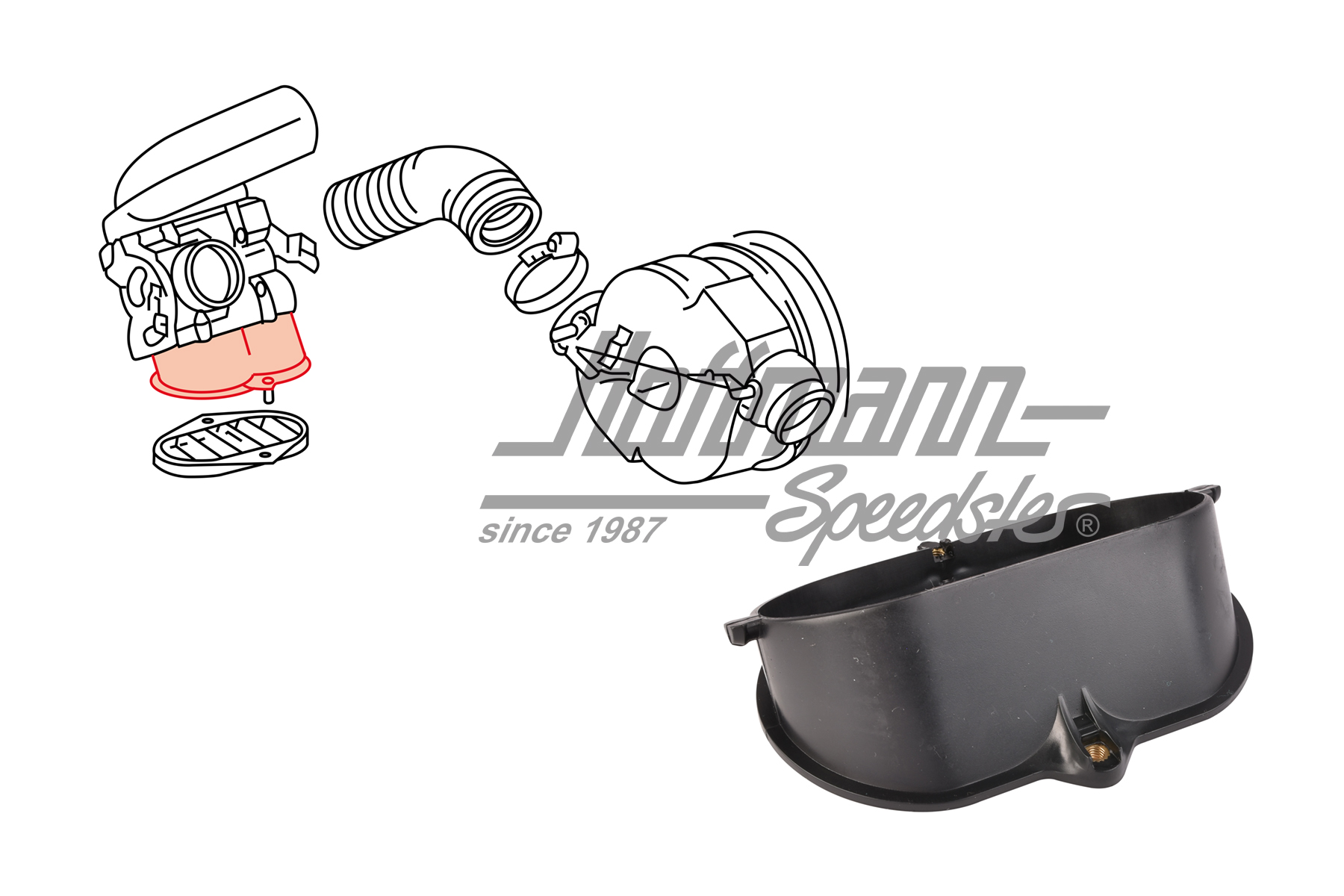 Marco, rejilla/tablero de a bordo, inferior | 901 571 050 32 | 512-0256-44