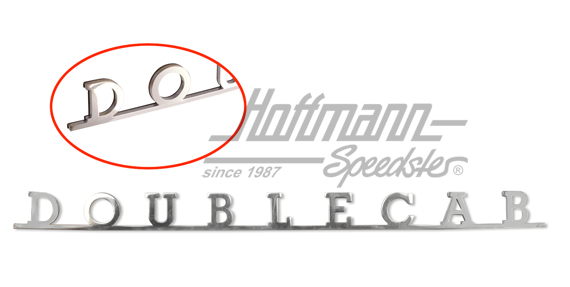 Logotipo, Furgoneta T1/T2/T3, DOUBLECAB                                                             