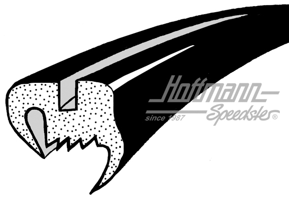 Junta de luneta trasera, 3.53-7.57, Ovali | 113 845 521 | 020-5132-30