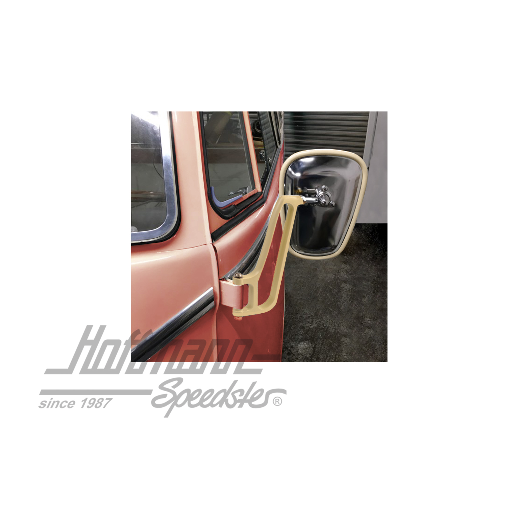 Brazo de retrovisor, Furgone T1, M194, color marfil                                                 