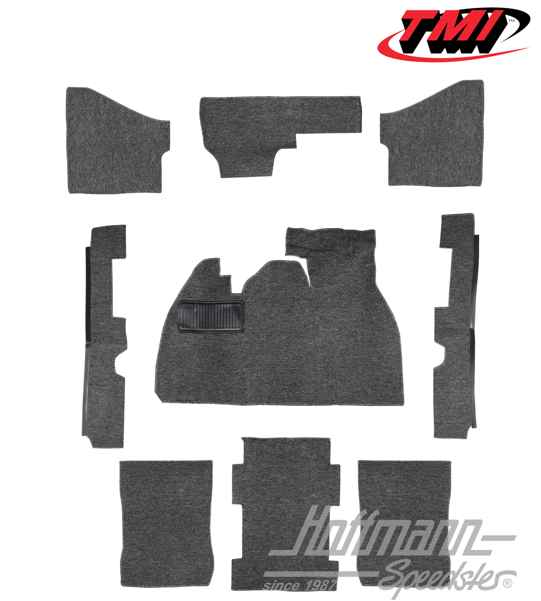 Juego de alfombrillas, Sedán, gris, 1303 | 34-F1214-407 | 020-5326