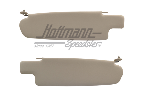 Viseras parasol, blanco crema, Furgoneta T2, 67-79 | 211 898 550 | 098-0150-10