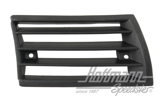Rejilla decorativa del claxon, negra, 911, .69-.73, dcha.                                           