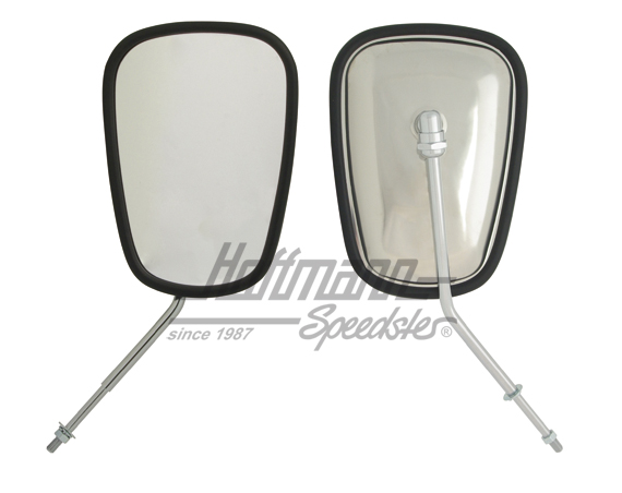 Espejo de bisagra de puerta, Furgoneta T1, cromado, izqda./dcha. | 211 857 128 A | 089-5020