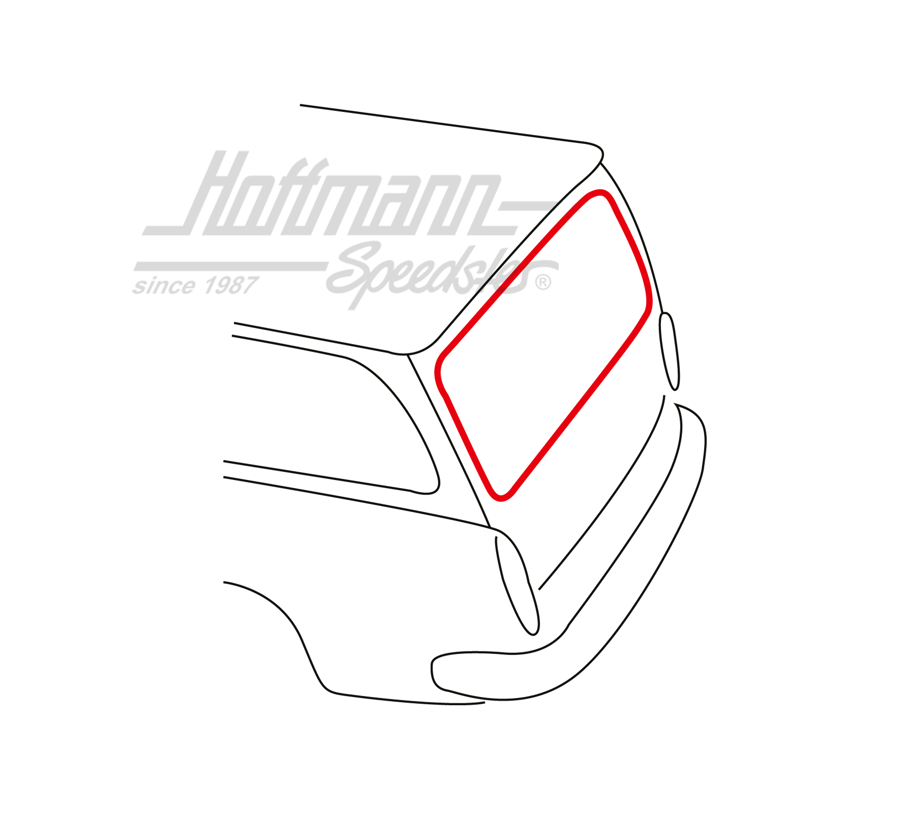 Junta, portón posterior, Tipo 3, Variant | 361 827 705 | 069-8076