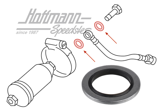 Junta anular, filtro de gasolina

,  GTI/16V | 049 133 696 B | 110-2350-20