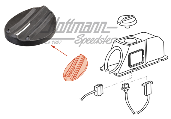 Cobertura, unidad de mando,  (manual) | 911 424 591 02 | 512-0370