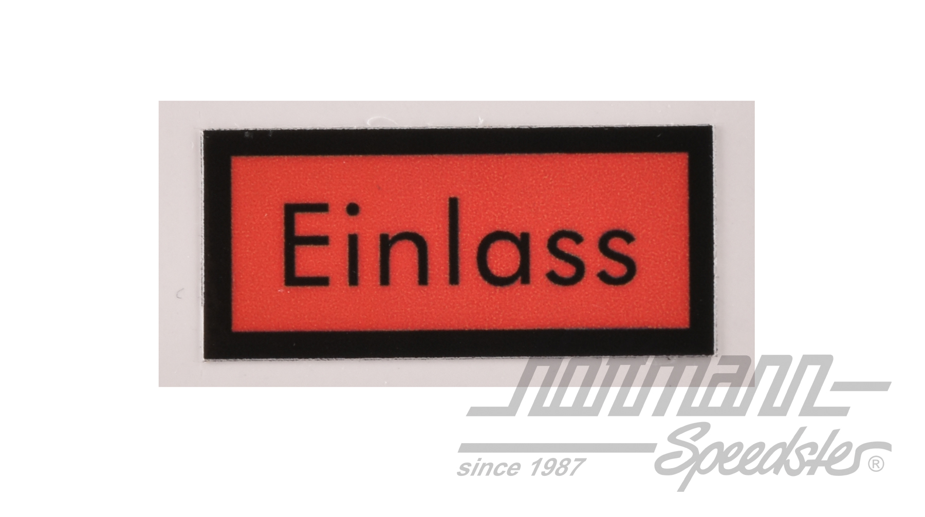 Pegatina "Einlass", filtro H, 356/912 | 644 701 004 00 | 510-7950-51