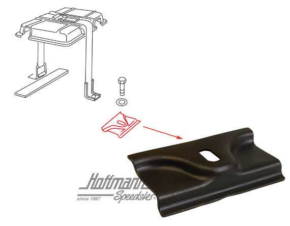 Soporte de batería, atornillable, universal | 131 915 313 | 050-2112-08