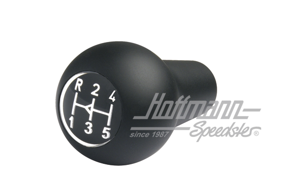 Pomo de la palanca de cambio, 911, negro mate, 65-71                                                
