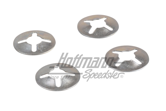 Clip de soporte, emblema (4 piezas), Furgoneta T1                                                   