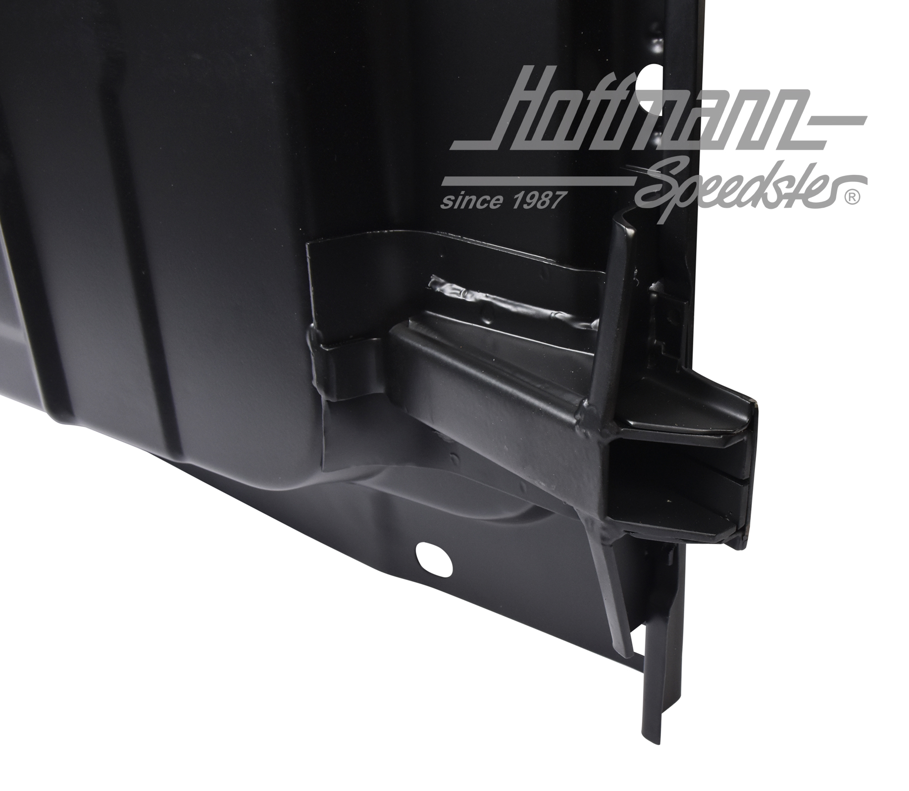 Mitad de placa de fondo, Karmann Ghia/Tipo 181, izquierdo, Calidad Superior                         