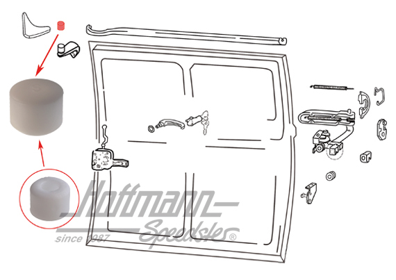 Rodillo de guía, guía de rodillos, superior | 211 843 423 A | 097-1040-08