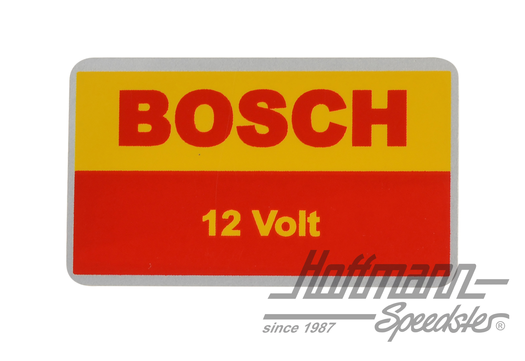 Pegatina "12 Volt", bobina de encendido, amarillo/rojo | AC853980 | 021-0194-24