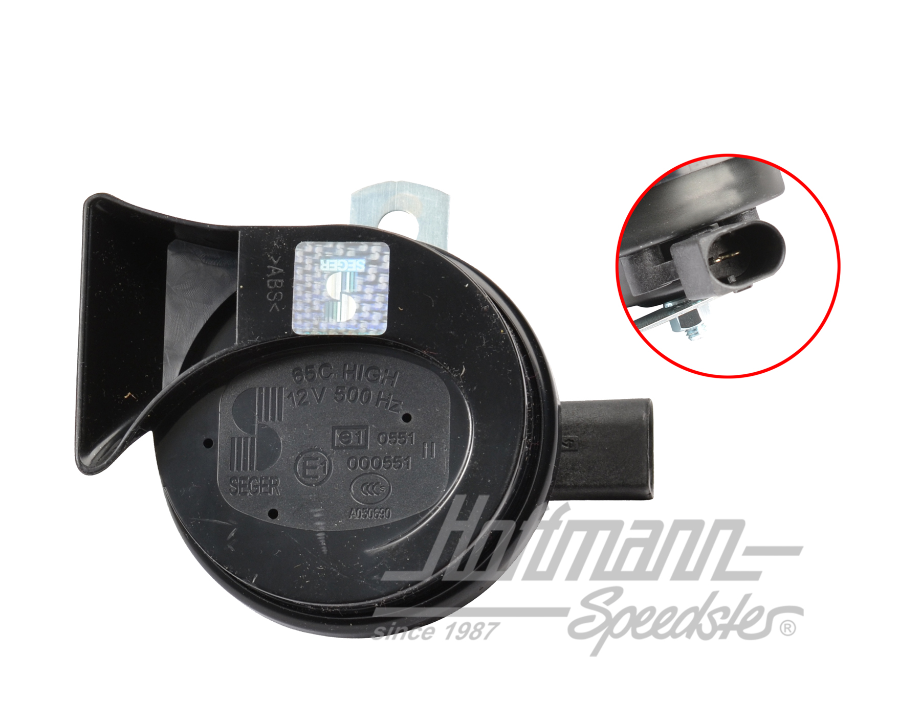 Fanfarria eléctrica, negro, alta frecuencia 500Hz | 65CI1200NEU | 200-8056-10