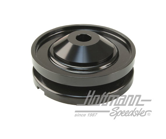 Polea de alternador, 12V, Billet, negra | 16-9706 | 010-1161-25