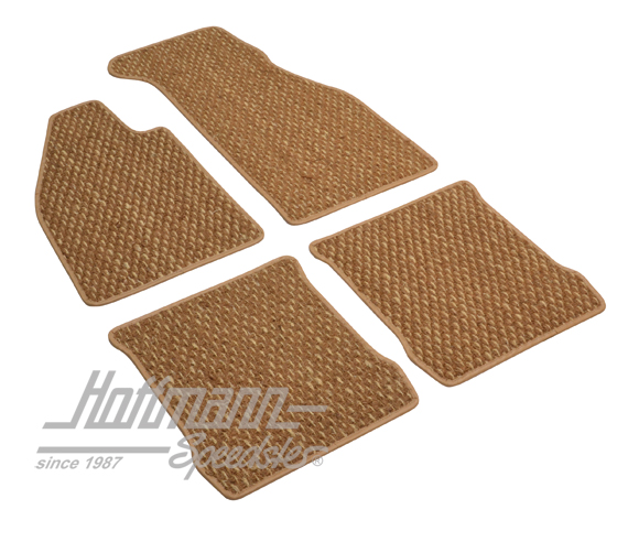 Alfombrillas, fibra de coco, 72-, beige / marrón claro | ZVW 2DTN | 020-5381-54