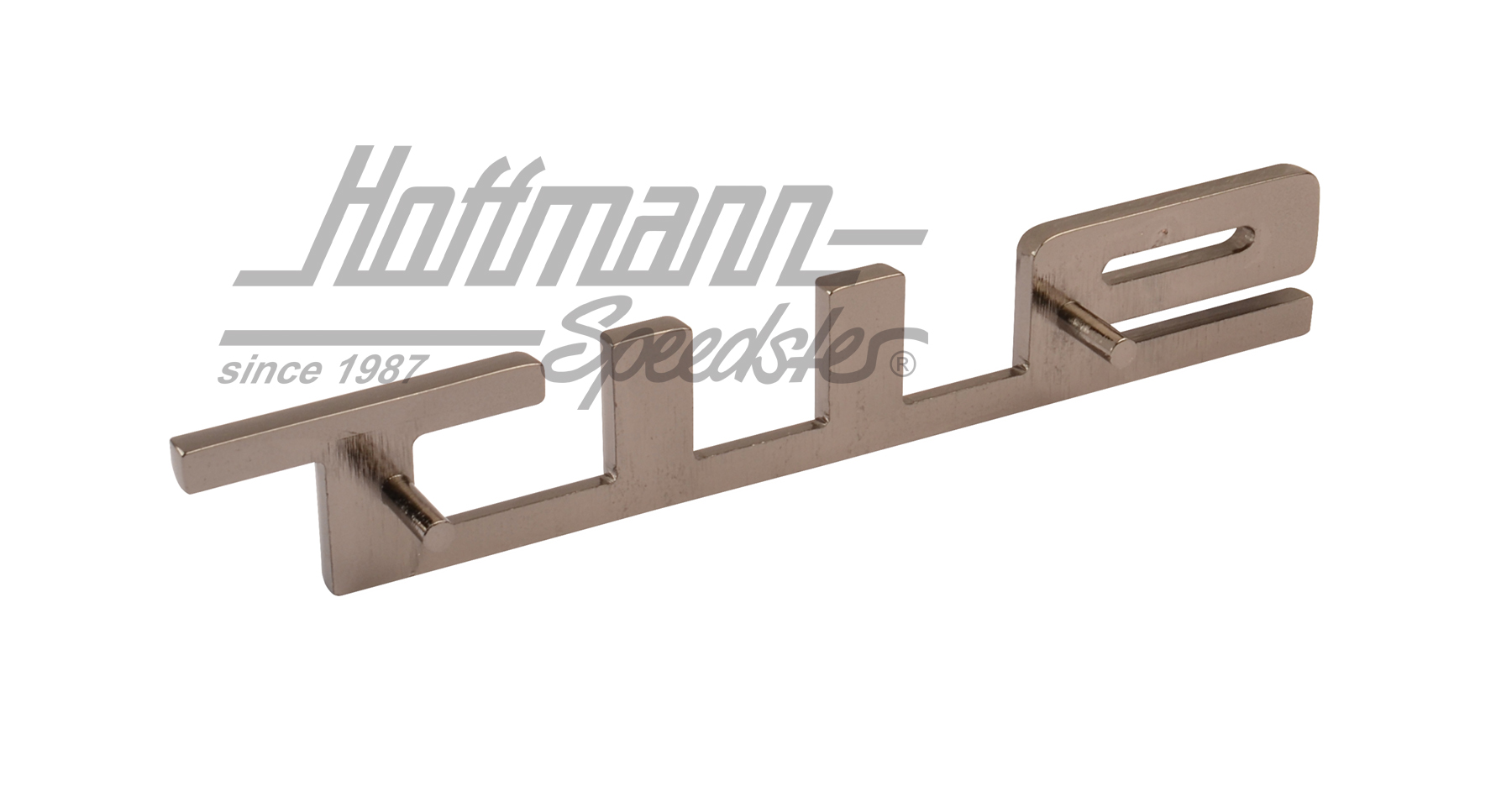 Logotipo, 911 T, negro/cromado                                                                      