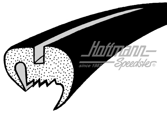 Juntas de modelo "Cal-Look", 8.71-12.77 y Escarabajo México | 113 898 121 J | 010-3197