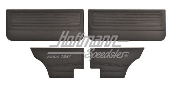 Paneles de puertas, anterior, de 2 puertas, negro | 171 898 320 B | 180-1950