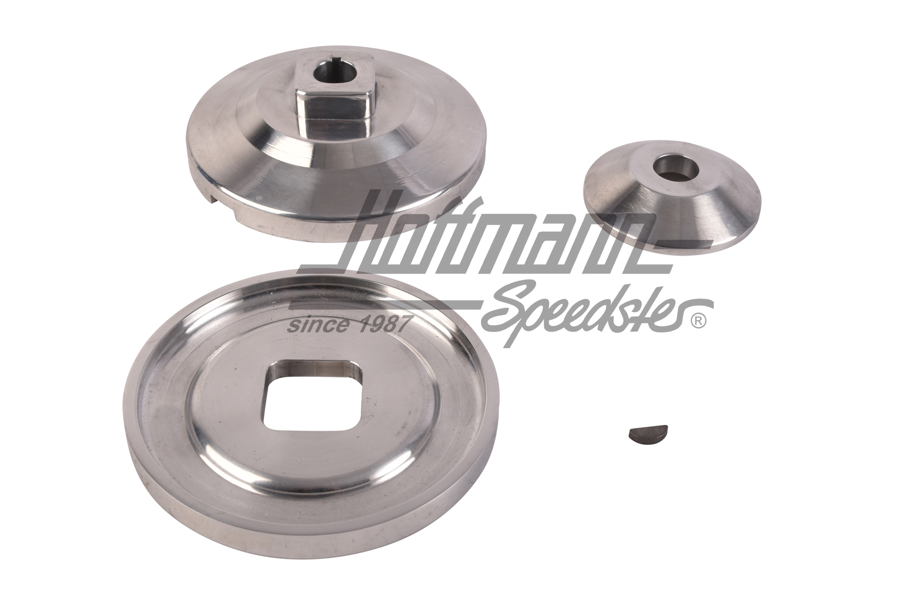 Polea de alternador, 12V, Billet cromada                                                            