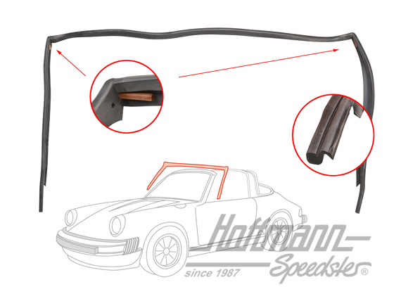 Junta, marco de parabrisas, 67-69                                                                   