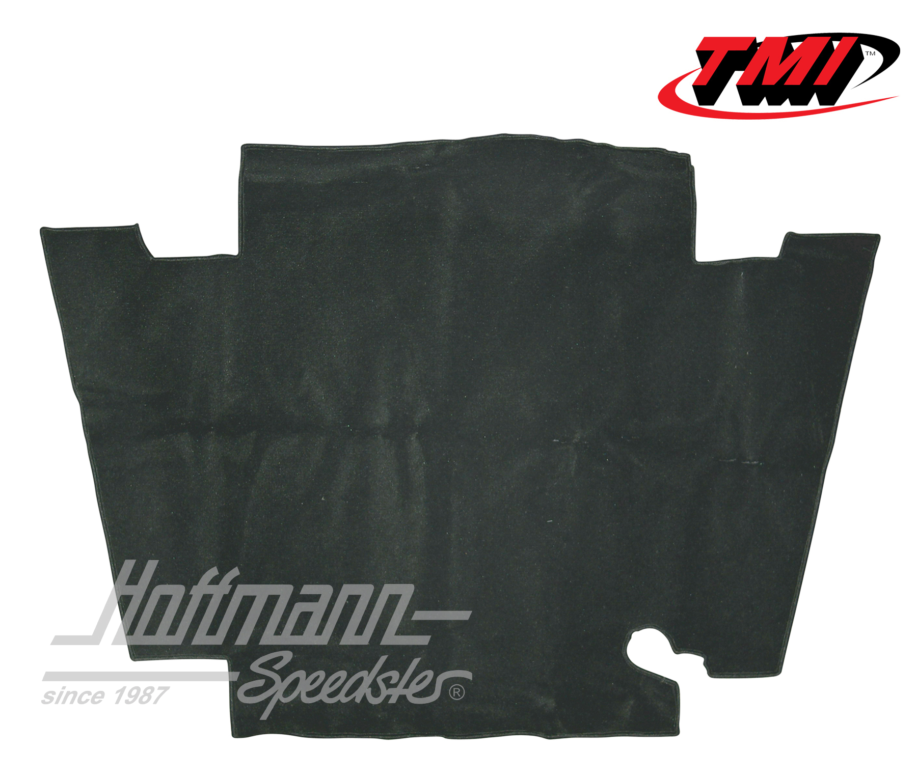 Alfombra, maletero, Karmann Ghia, negra, 59-67 | 34-T1557-801 | 066-0054-50