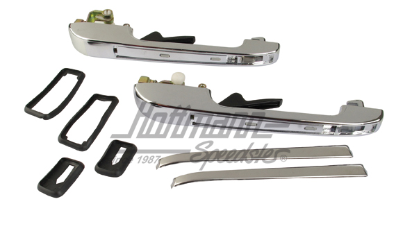 Kit de tirador de puerta, Golf 1/2, sin cerradura, cromado | TU 837021 | 180-1010-04