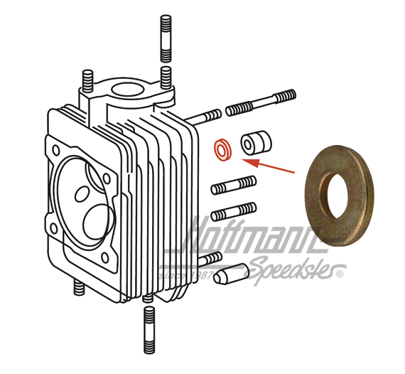 Arandela, tuerca de culata, ,78-89                                                                  