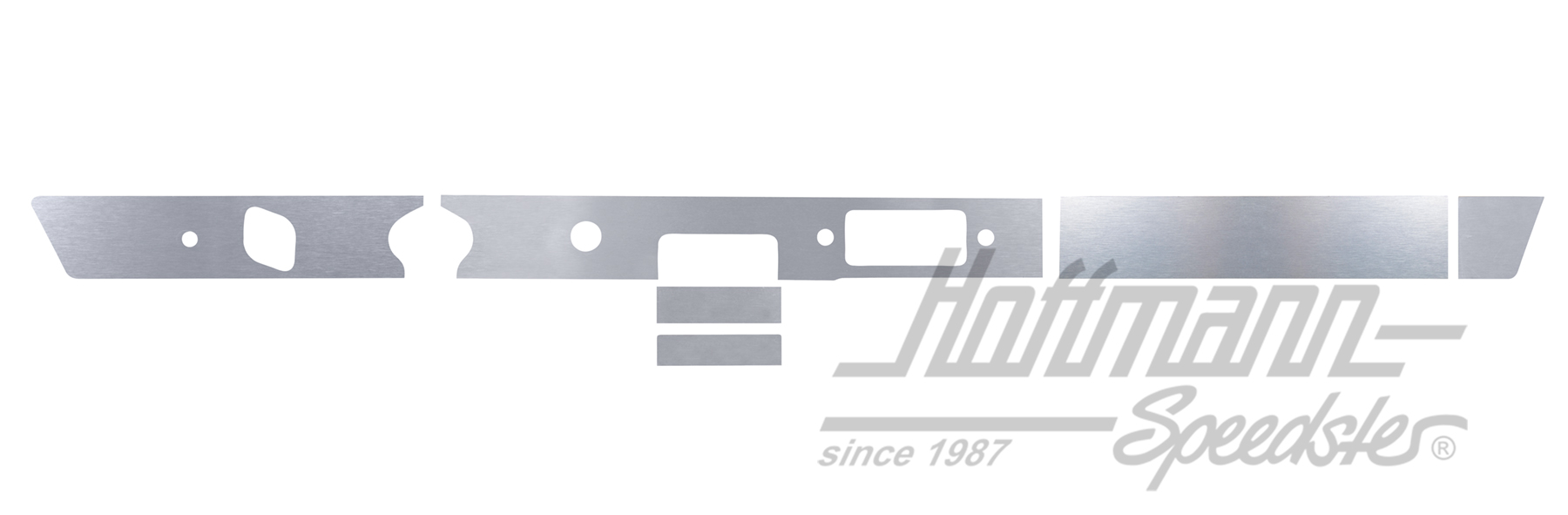 Embellecedor, cuadro de instrumentos, 65-68, aluminio
 | 901 552 041 20 | 580-0010