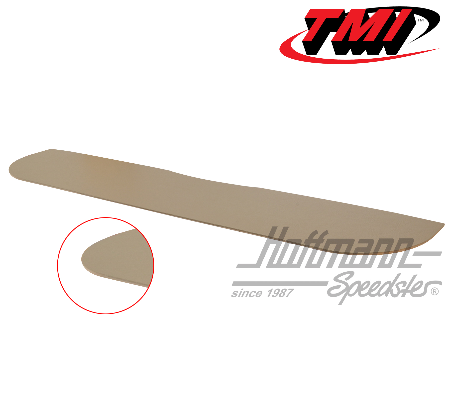 Panel, respaldo banco de asiento, superior, 62-67, beige | 10-2140-14 | 098-0716-05