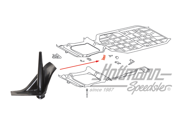 Alojamiento de eje, anterior, 911, izquierda                                                        