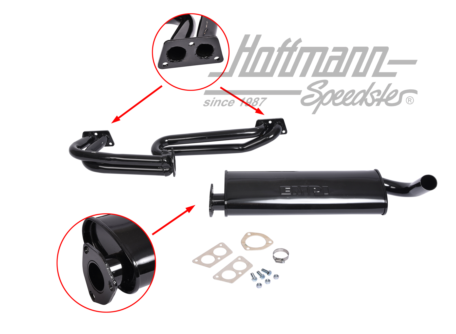 Escape deportivo, con colector, 1.7-2.0 | 00-3439-0 | 090-2055-08