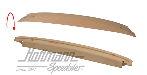 Contracercho parabrisas, Karmann Ghia Cabrio, 12.68-7.74 (madera)                                   