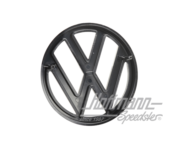 Emblema, anterior, negro, Golf / Furgoneta T3, 74-                                                  